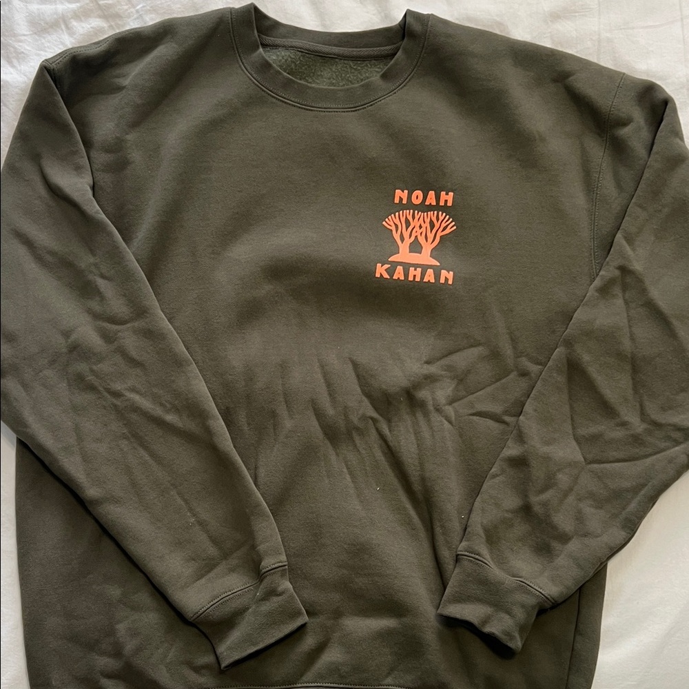 Noah Kahan stick season Olive crewneck